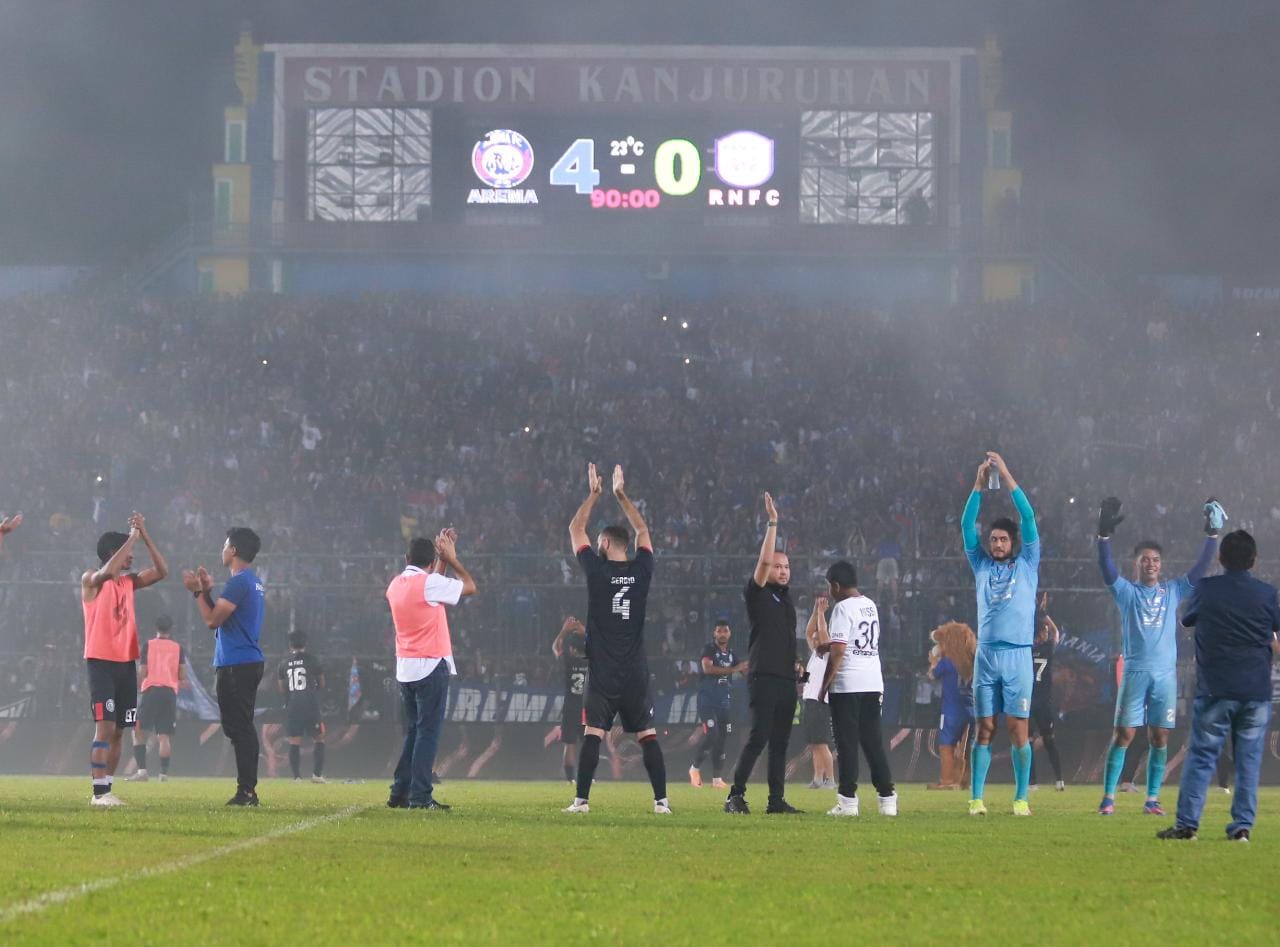  Kalahkan Rans Nusantara FC 4-0, Arema FC Mulai Temukan Ritme Permainan