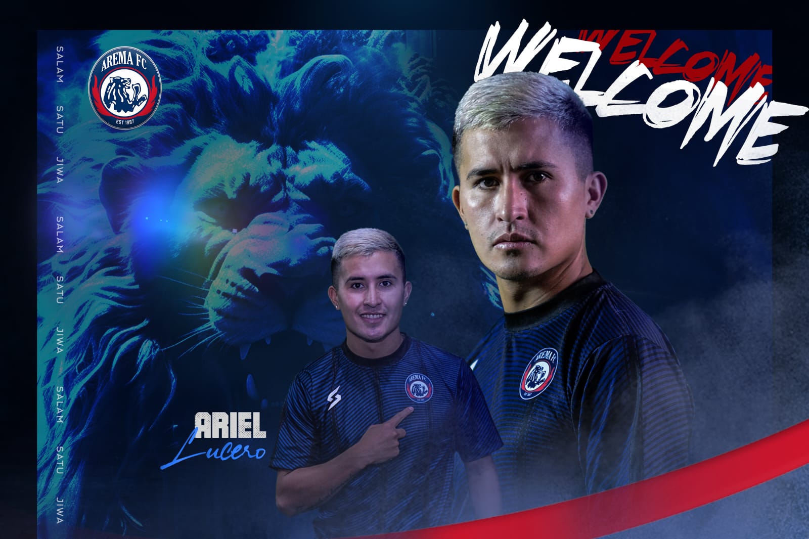 Resmi, Arema FC Ikat Ariel Lucero 