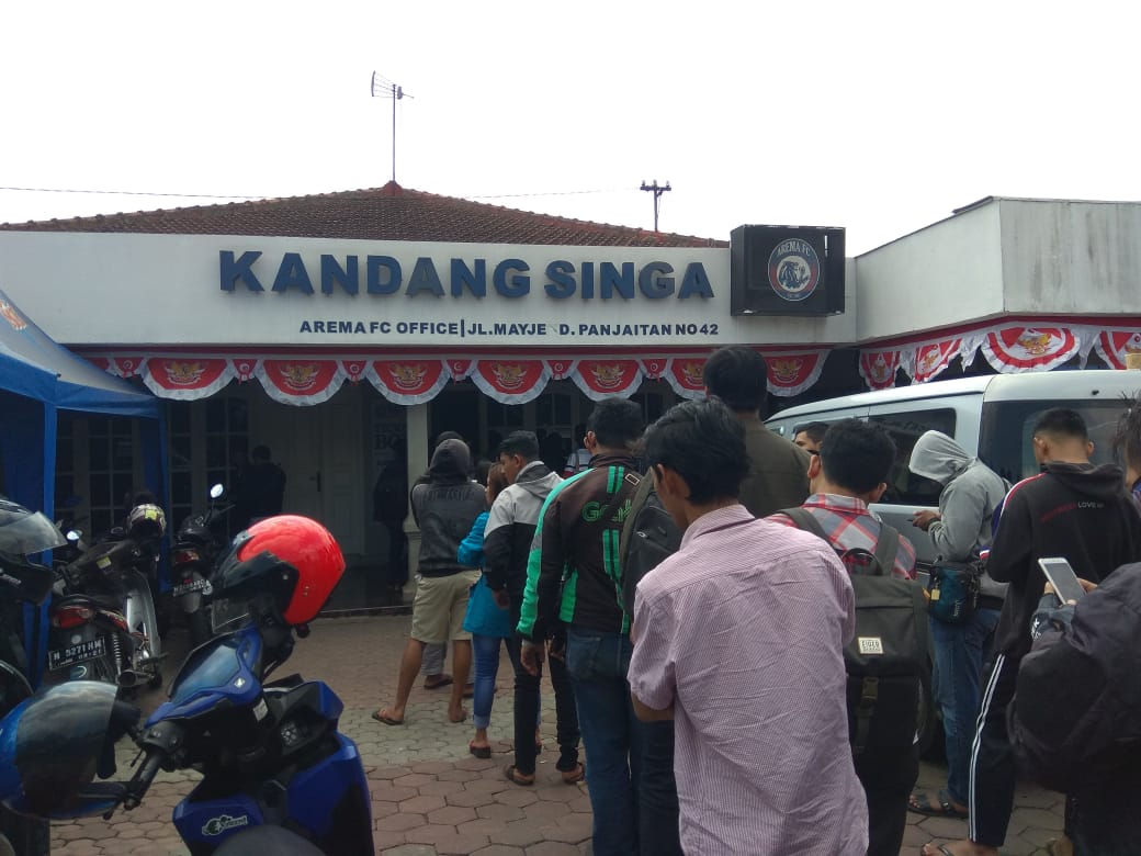 Tiket di Ticket Box di Kandang Singa Sold Out, Arema FC Mulai Trial Tiket Online