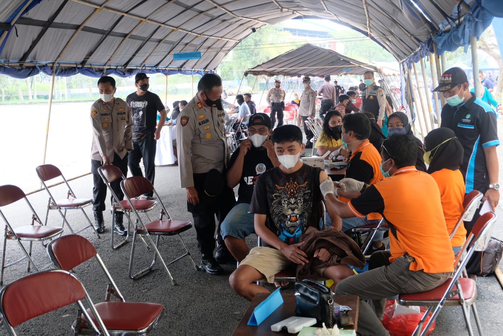  Gerai Vaksinasi Masih Dibuka, Aremania  18 Tahun ke Atas Wajib Vaksinasi Booster untuk Masuk Stadion