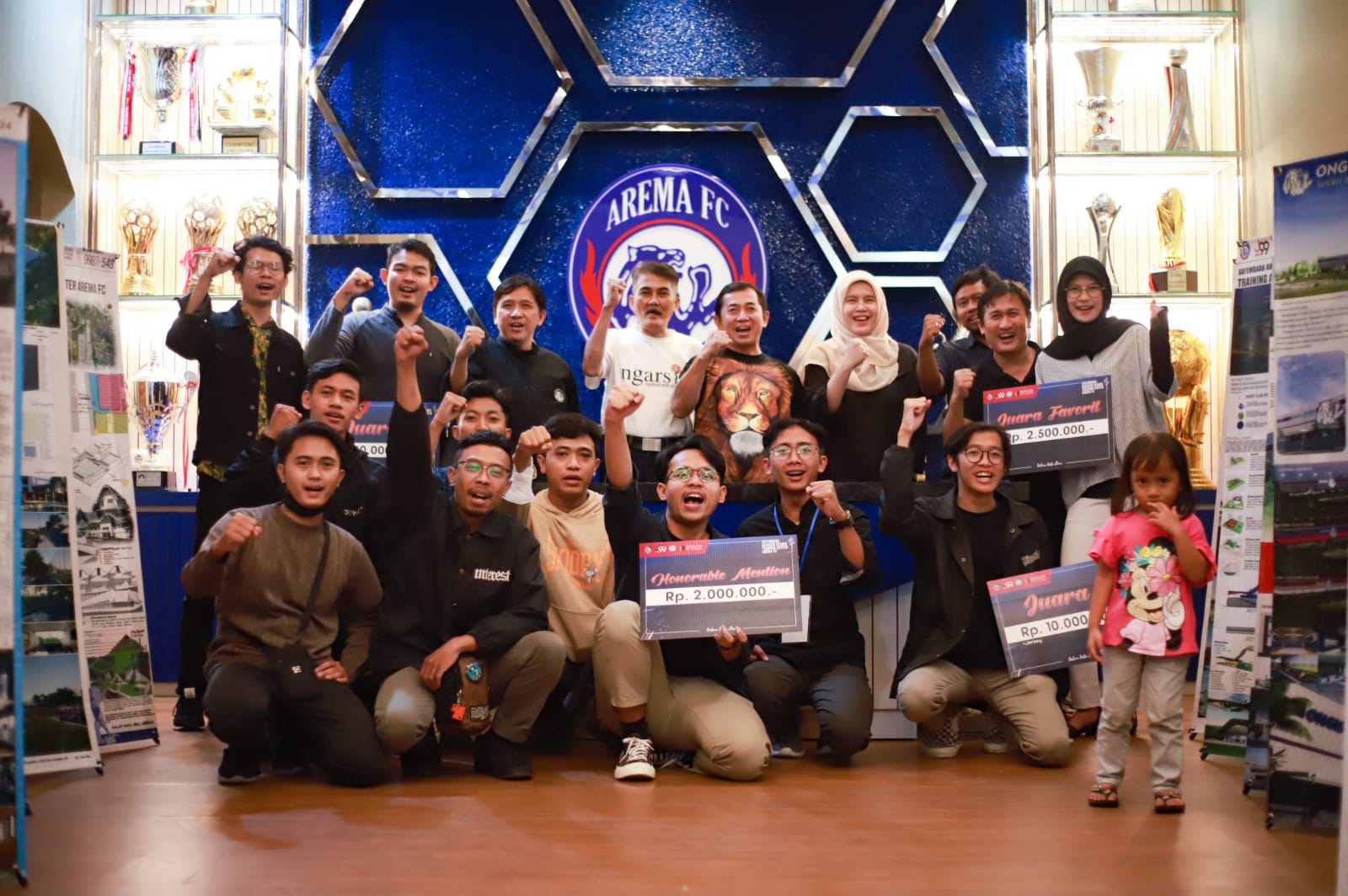 Pengumuman Pemenang Sayembara Desain Training and Sport Center J99-Arema FC