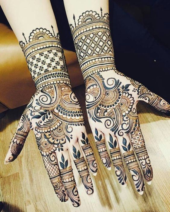 Intricate Designs on Fingers